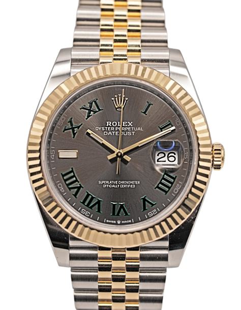 two tone wimbledon rolex|Rolex datejust Wimbledon two tone.